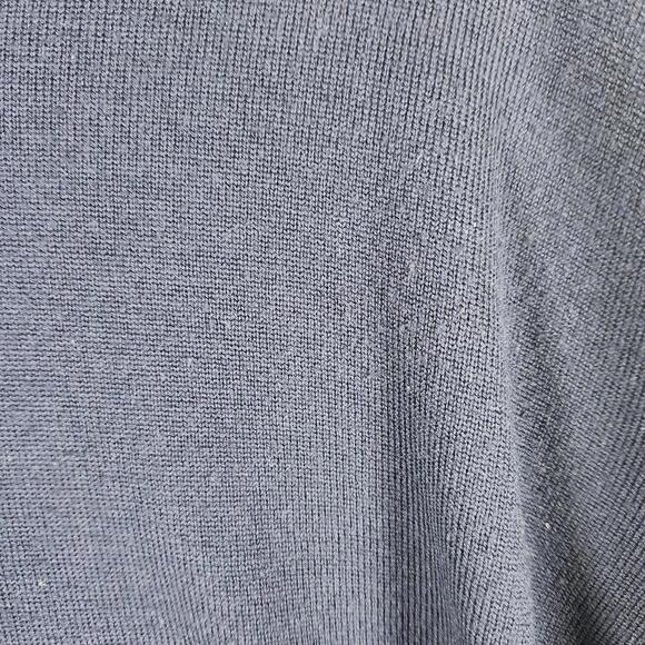 LL Bean V Neck Sweater 100% Wool Blue Size XL - Picture 3 of 10